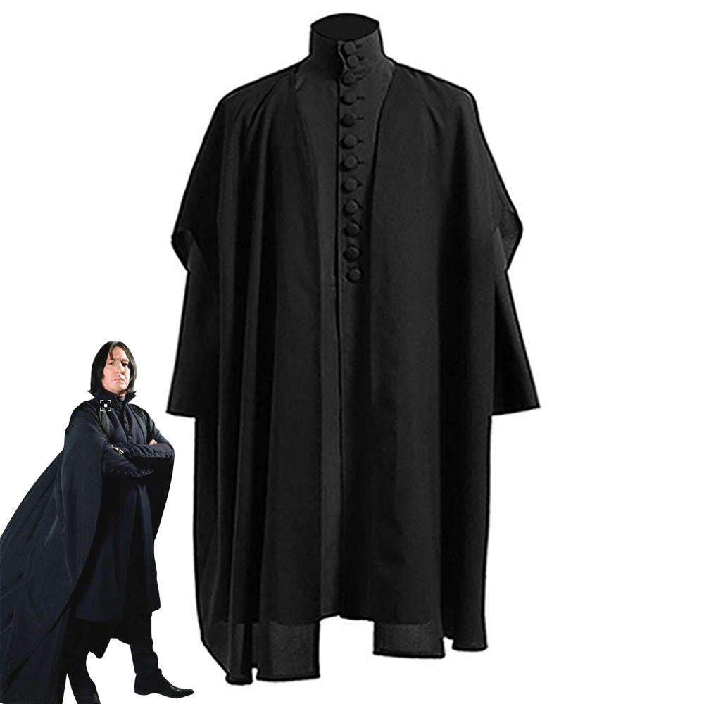 Harry Potter Severus Snape Cosplay Costumes Party Outfits Halloween Dress Up For Adults Men