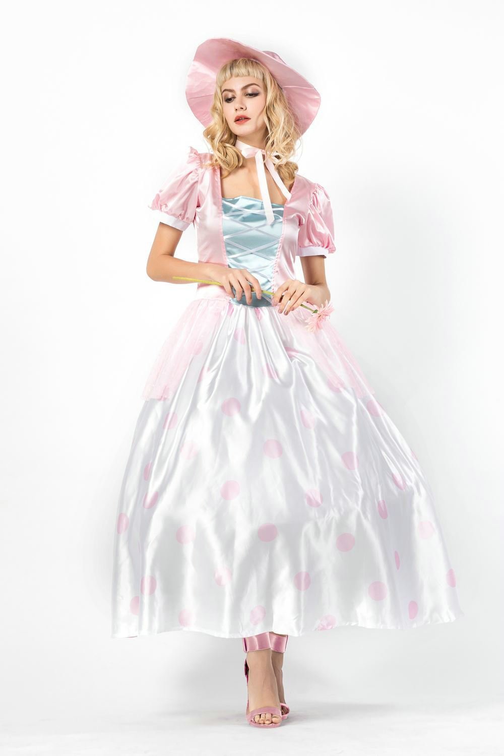 Toy Story 4 Adult Little Bo Peep Cosplay Dress Halloween Costume