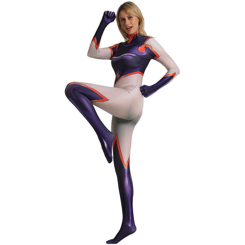 My Hero Academia Mount Lady Cosplay Costumes Jumpsuit Anime Tights Halloween Zentai For Adult Kids
