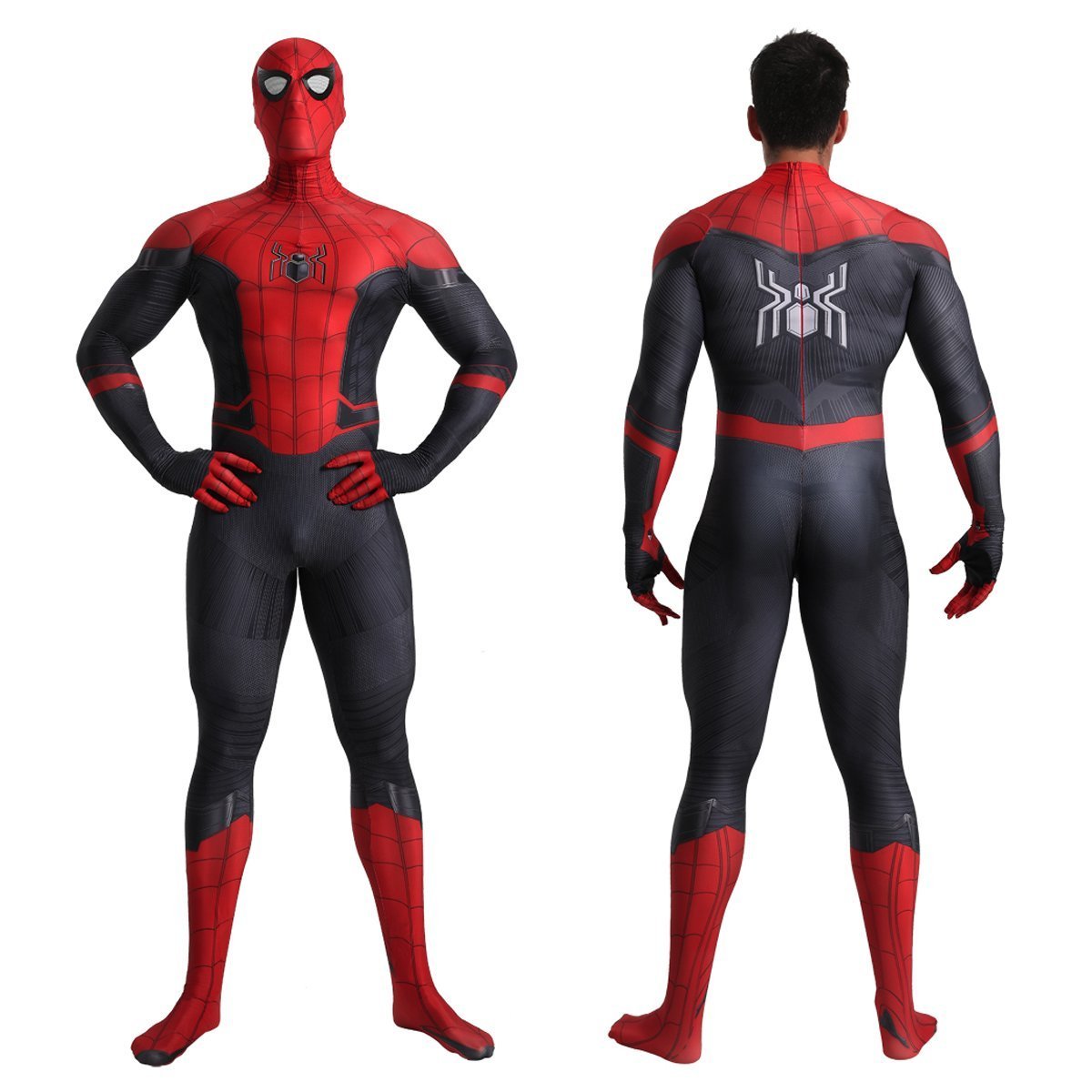 Spider-Man Far From Home Cosplay Costume Halloween Outfits Bodysuit For Adult Kids