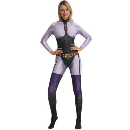 My Hero Academia Midnight Cosplay Costumes Jumpsuit Anime Tights Halloween Tights Zentai For Adult Kids-Pajamasbuy
