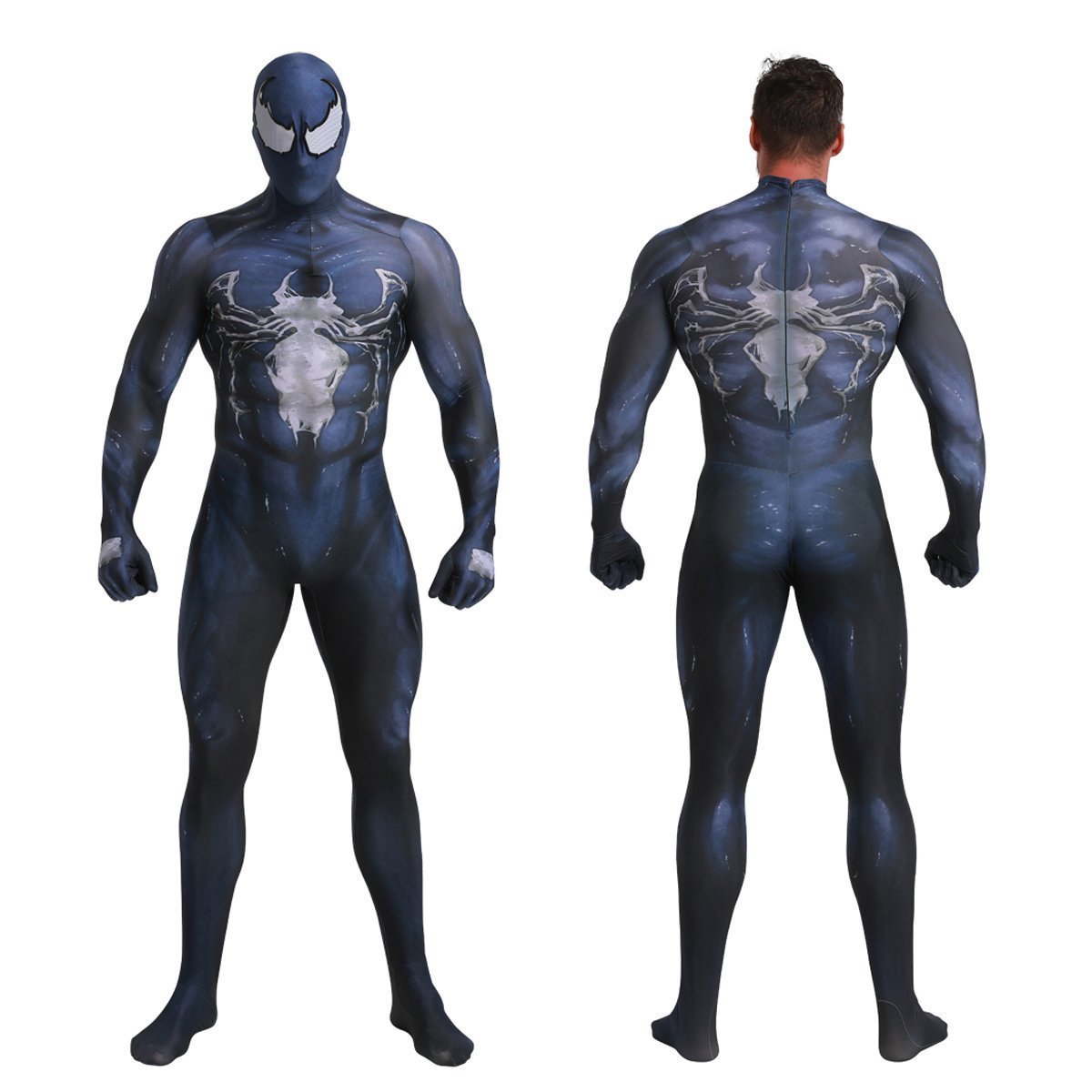 Venom Eddie Movie Halloween Cosplay Costume Zentai Jumpsuit Adult kids All Size