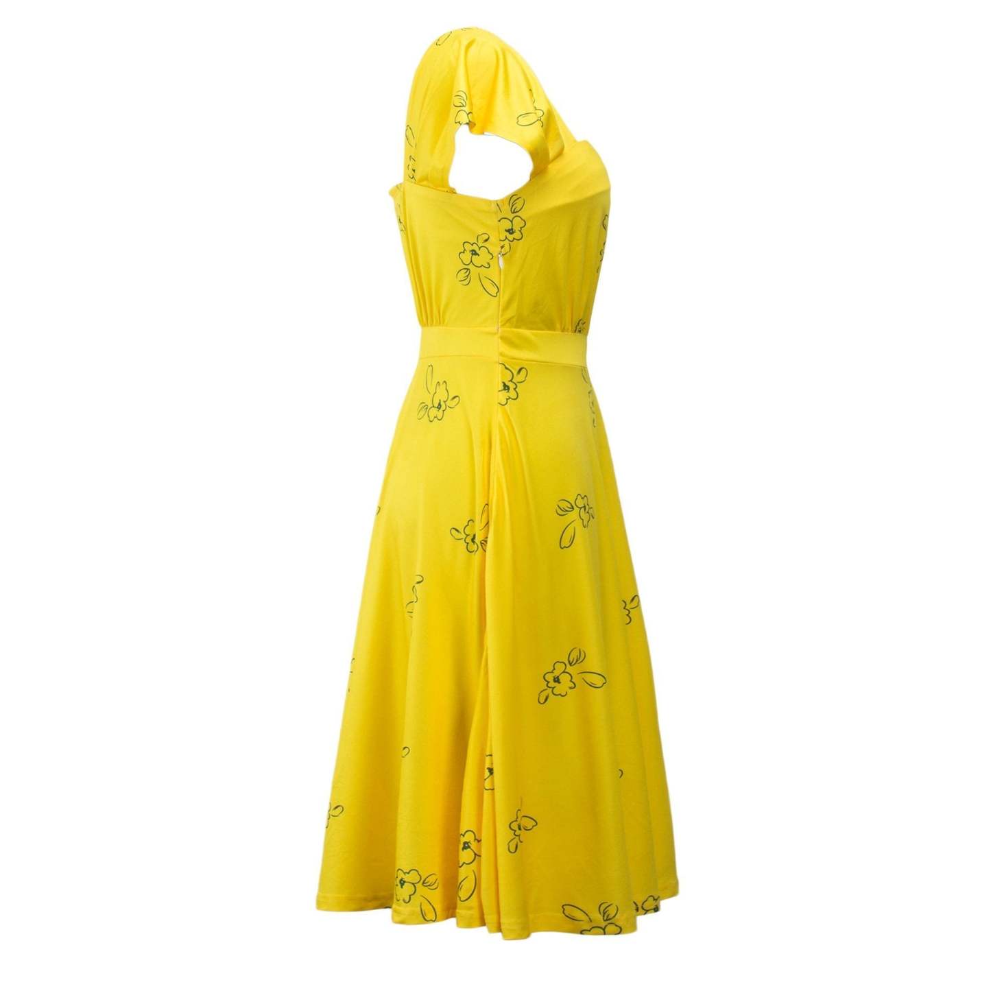 La La Land Emma Stone Actress Yellow Dress Movie Cosplay Costume