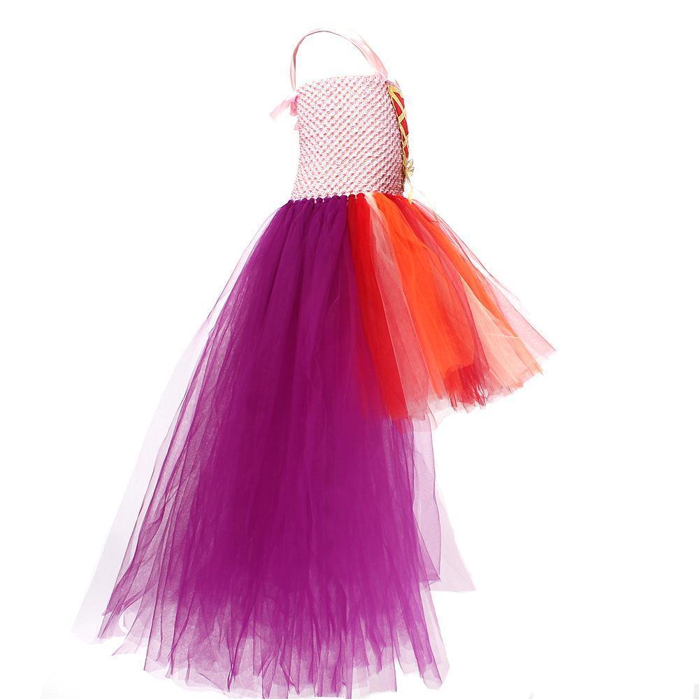 Girl Hocus Pocus Sanderson sisters Winifred Sarah Mary Tutu Dress for kids Halloween Cartoon Costume