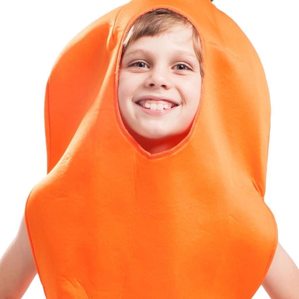 Carrot Carnival Vegetable Halloween Cosplay Christmas Costume for Kids