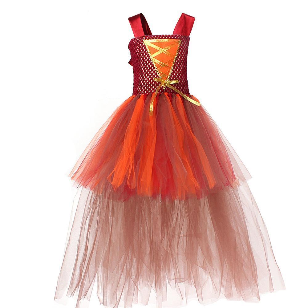 Girl Hocus Pocus Sanderson sisters Winifred Sarah Mary Tutu Dress for kids Halloween Cartoon Costume