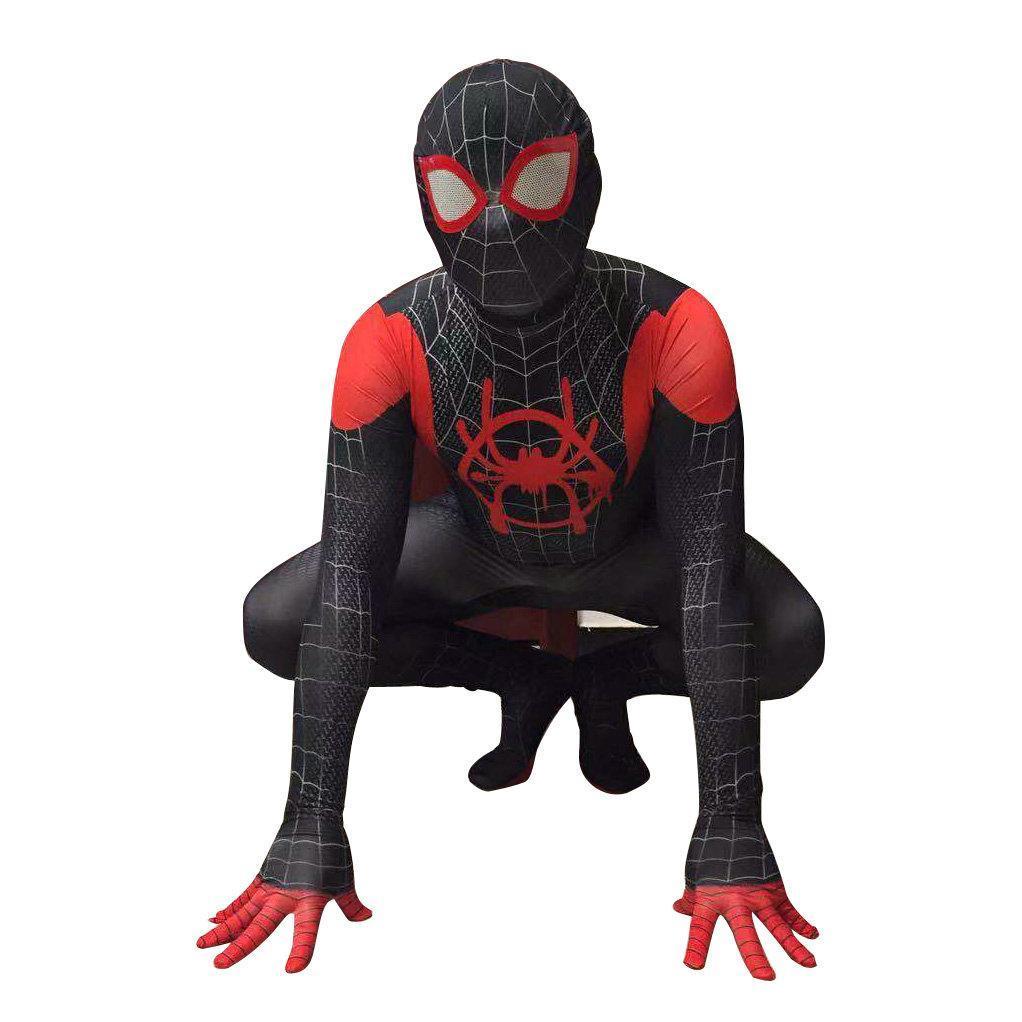 Spider-Man Into The Spider-Verse Kids Bodysuit Miles Morales Spiderman Costume