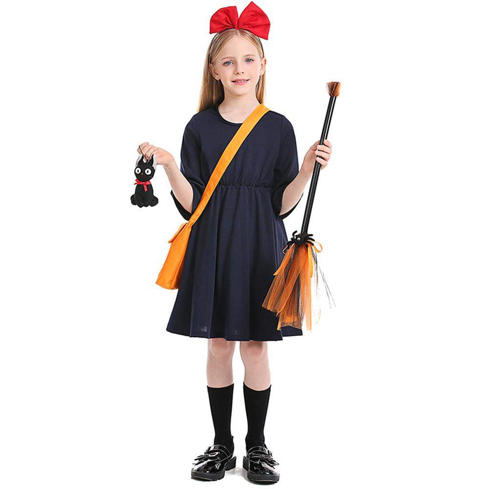 Girls Little witch's delivery service Kiki Suit Cosplay Costumes