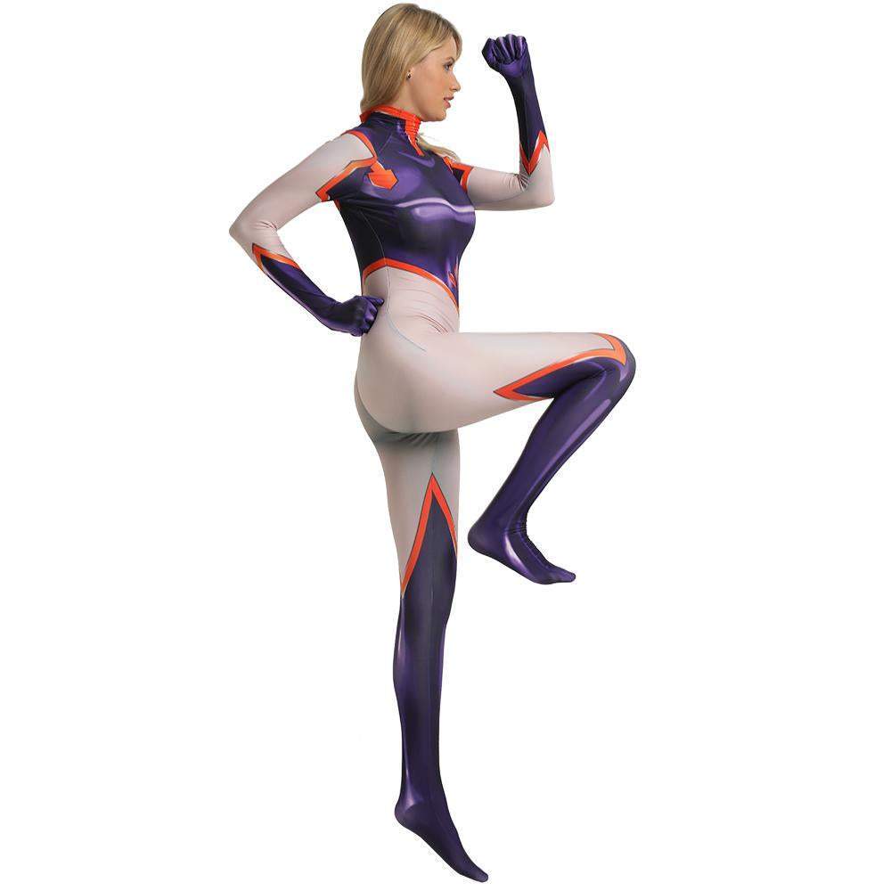 My Hero Academia Mount Lady Cosplay Costumes Jumpsuit Anime Tights Halloween Zentai For Adult Kids