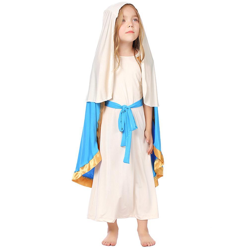 Girl shepherd Cosplay Sleeveless Robe Shawl Halloween Costumes for kids