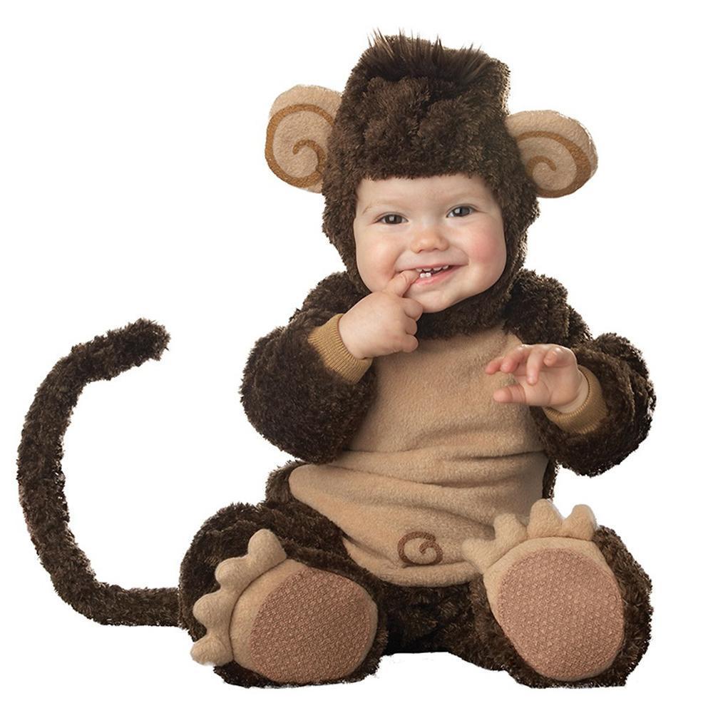 Monkey Romper Baby Infant Toddler Animal Onesie Costume
