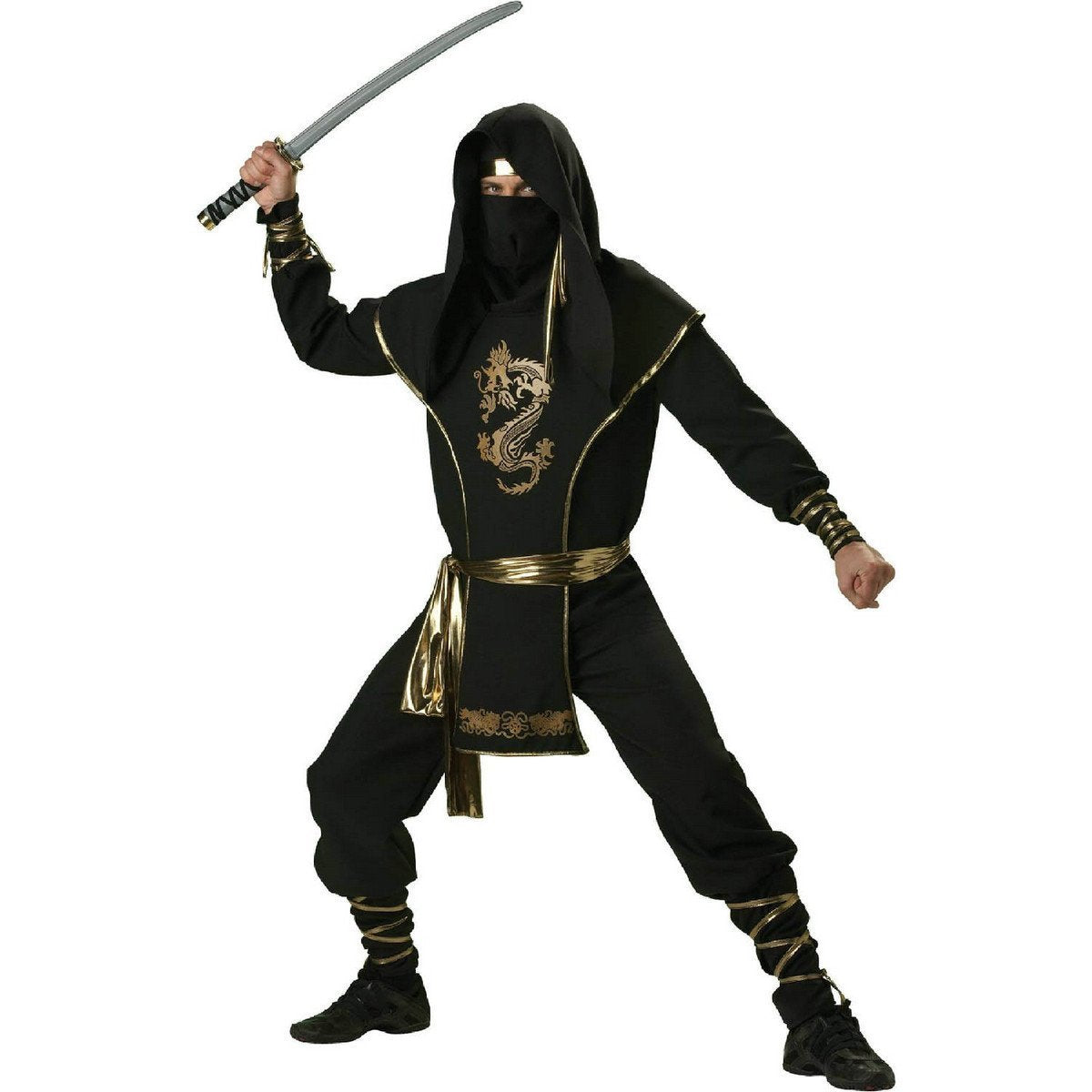 Halloween Black Adult Ninja Warrior Cosplay Costume