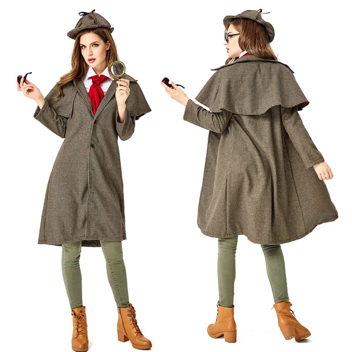 Adult Sherlock Holmes Cosplay Costume Halloween Outfits