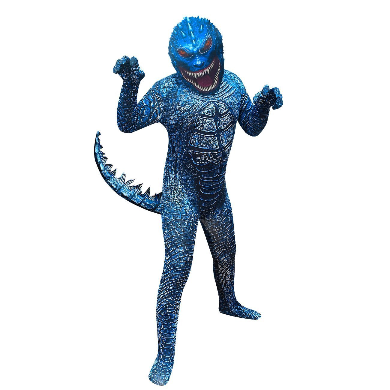 Halloween New  Cosplay Monster Godzilla Kids Costume-Pajamasbuy