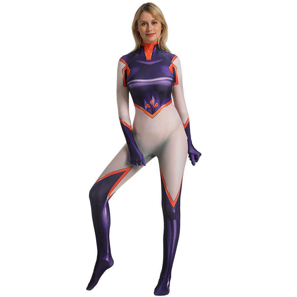 My Hero Academia Mount Lady Cosplay Costumes Jumpsuit Anime Tights Halloween Zentai For Adult Kids