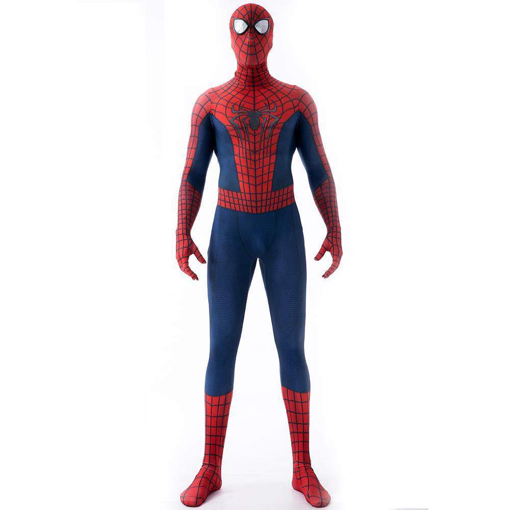 SpiderMan Costume Cosplay Jumpsuit Superhero Tights Halloween Suit Zentai For Adult Kids-Pajamasbuy