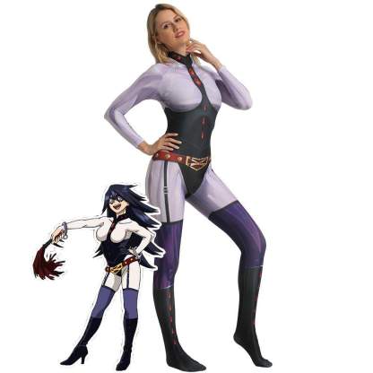My Hero Academia Midnight Cosplay Costumes Jumpsuit Anime Tights Halloween Tights Zentai For Adult Kids