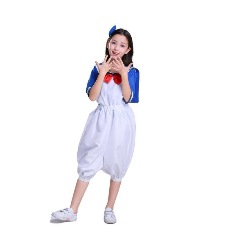 Sailor Suit Halloween Donald Duck Matching Family Cosplay Costume