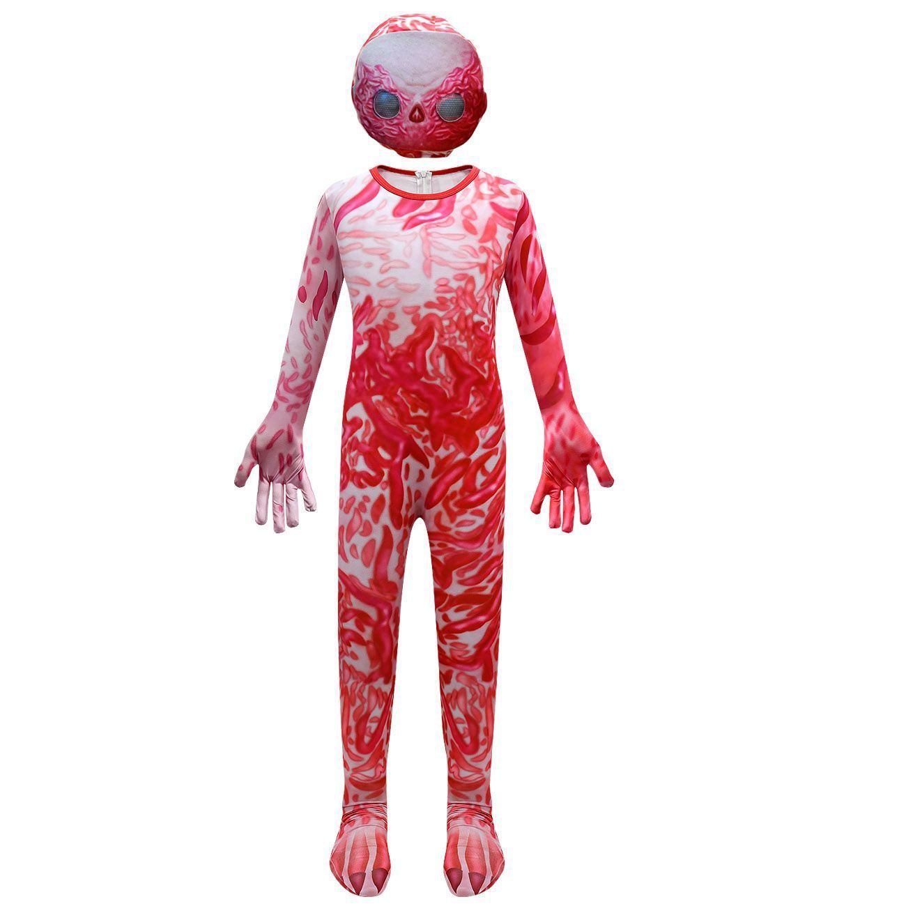 Stranger Things 4 red Cosplay Costumes Jumpsuit Romper Halloween Outfit For Kids