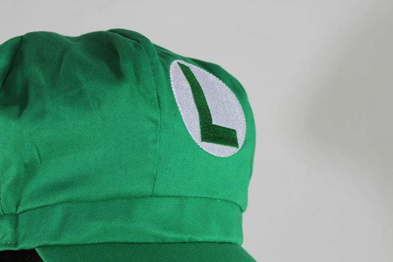 Super Mario Bros Anime Red Green Halloween Cosplay Cap