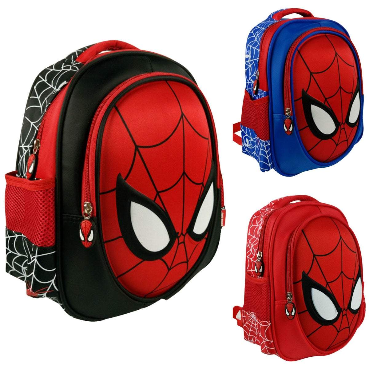 3D Spiderman Backpack School Bag Nursery Primary School Kids Bags