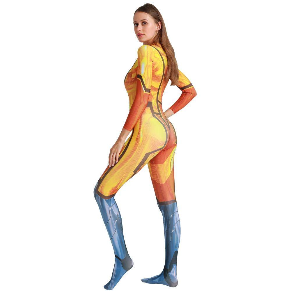 League of Legends Cosplay Costume Neon Strike Vi Halloween Tights Suit Zentai For Adult Kids