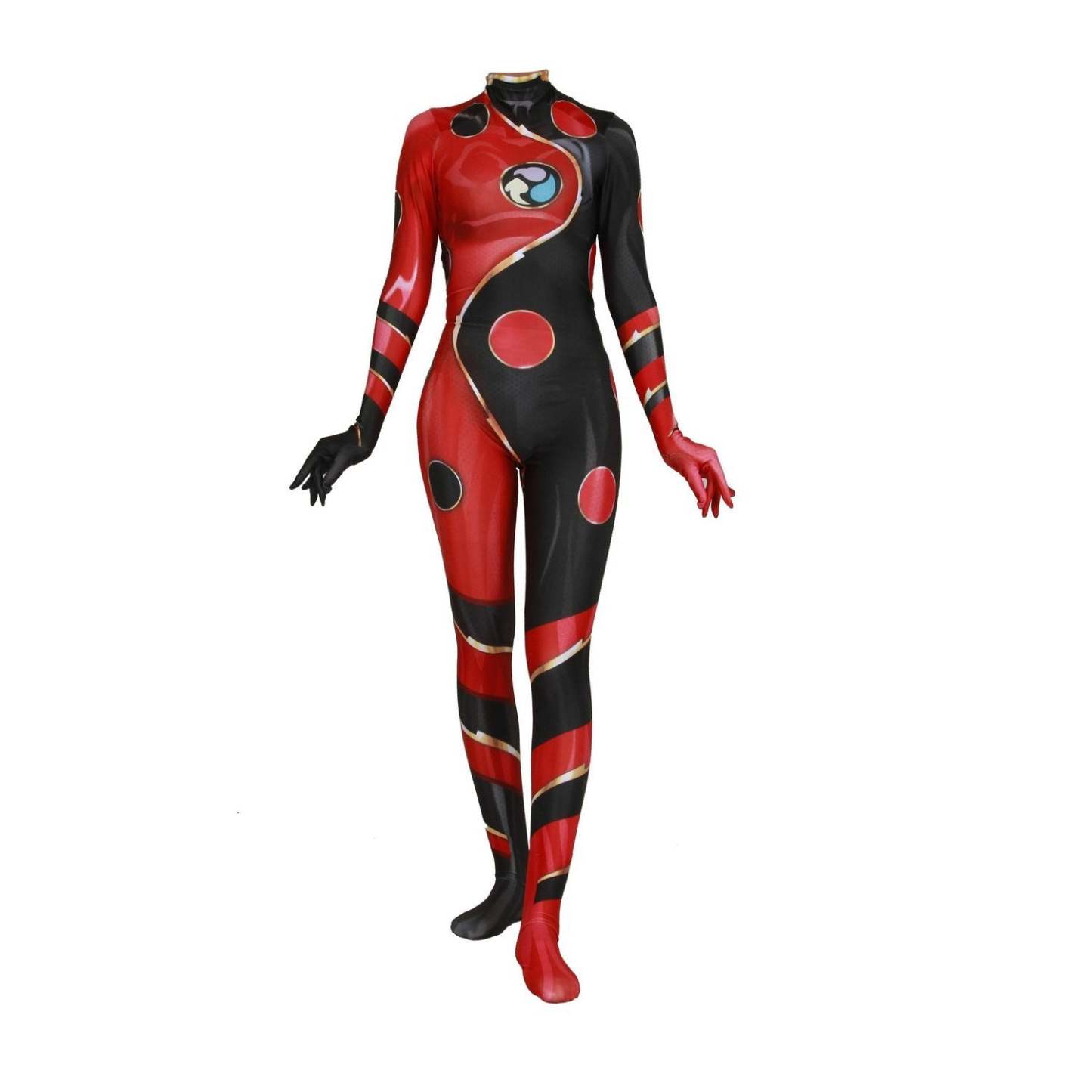 Miraculous Ladybug Movie Jumpsuit Halloween Party Cosplay Costume for Adult