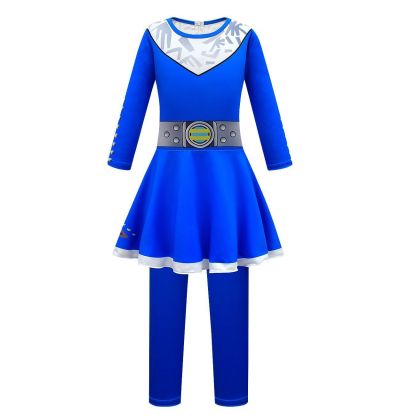Girls' Zombie High School 3 Cosplay Costumes Dress Halloween Outfit jumpsuit For Kids