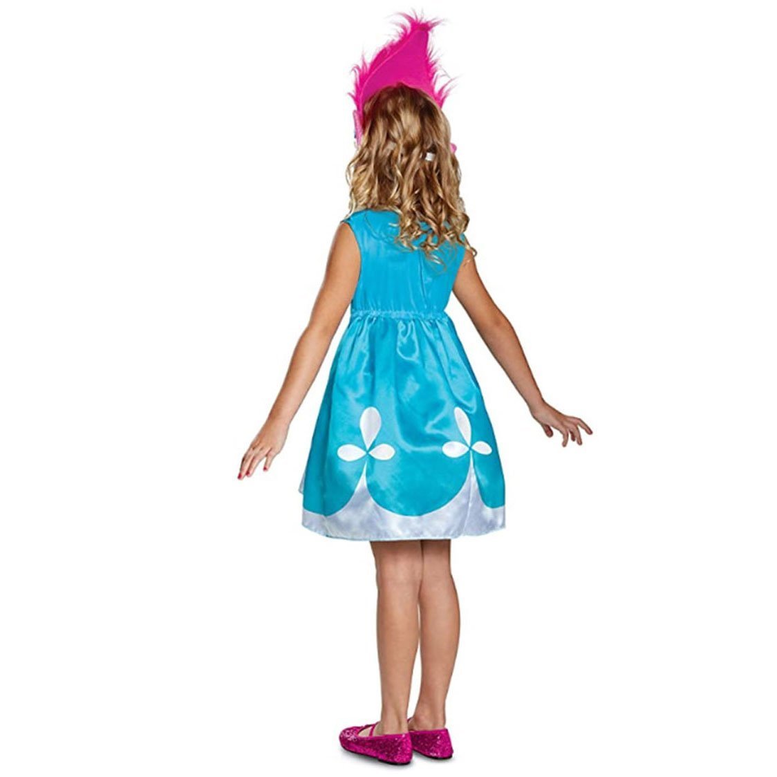 Trolls Poppy Branch Cosplay Costume Toddler Halloween Fancy Dress Outfit for Kids Boys Girls
