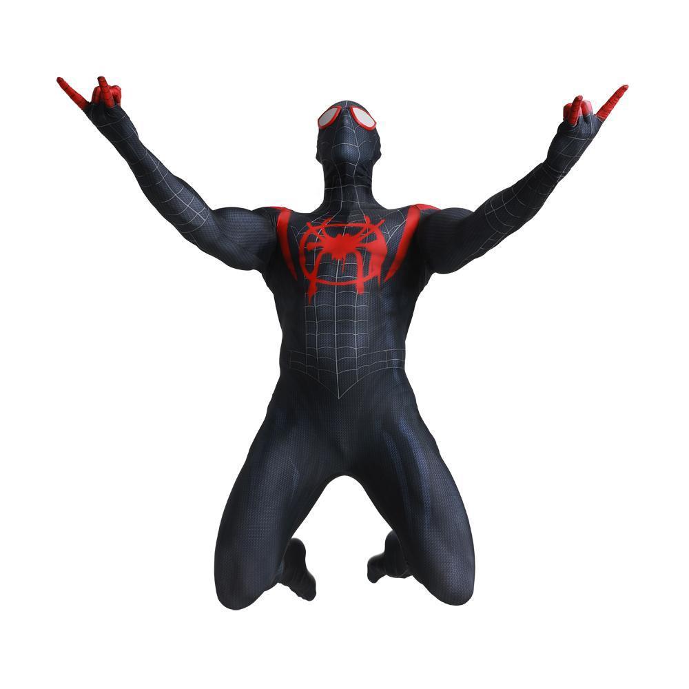 Black Spiderman Halloween Party Cosplay Costume Bodycon Jumpsut