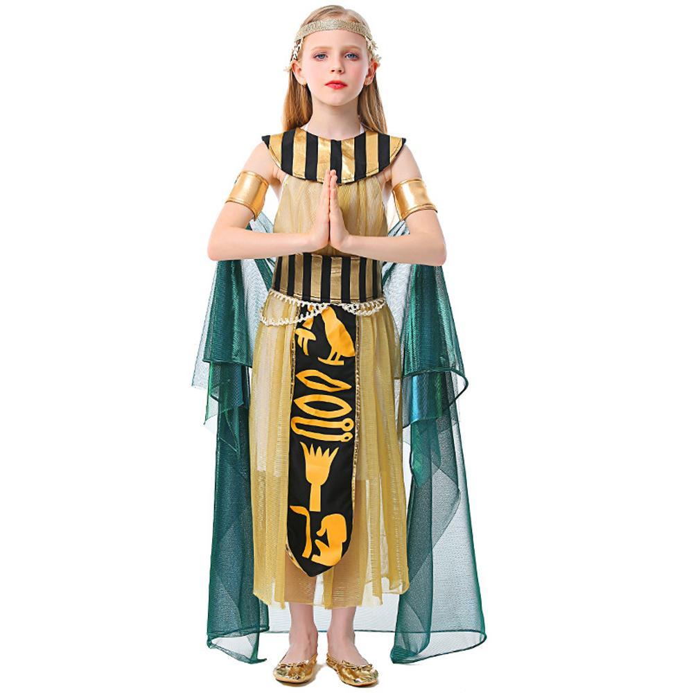 egyptian pharaoh Cosplay Stage drama performance dance Halloween Costumes for kids