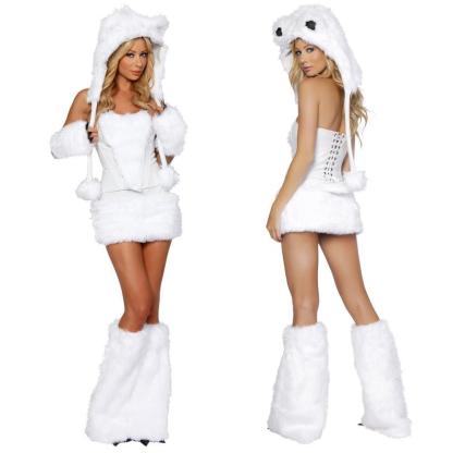 Halloween Adult Women's Polar AR Wicked Cosplay Sexy Costume
