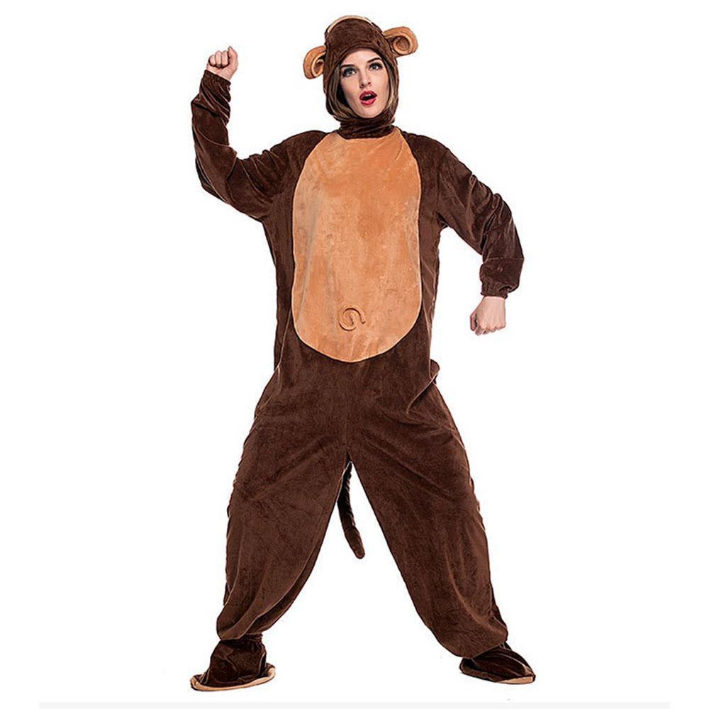 Halloween Cosplay Unisex Adult Animal Monkey Costume