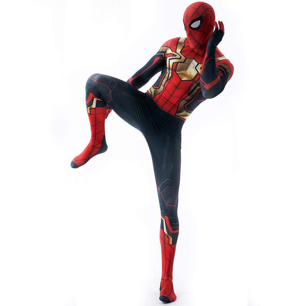 Spider Man No Way Home Costume Cosplay Jumpsuit Halloween Superhero Tights Suit Zentai For Adult Kids