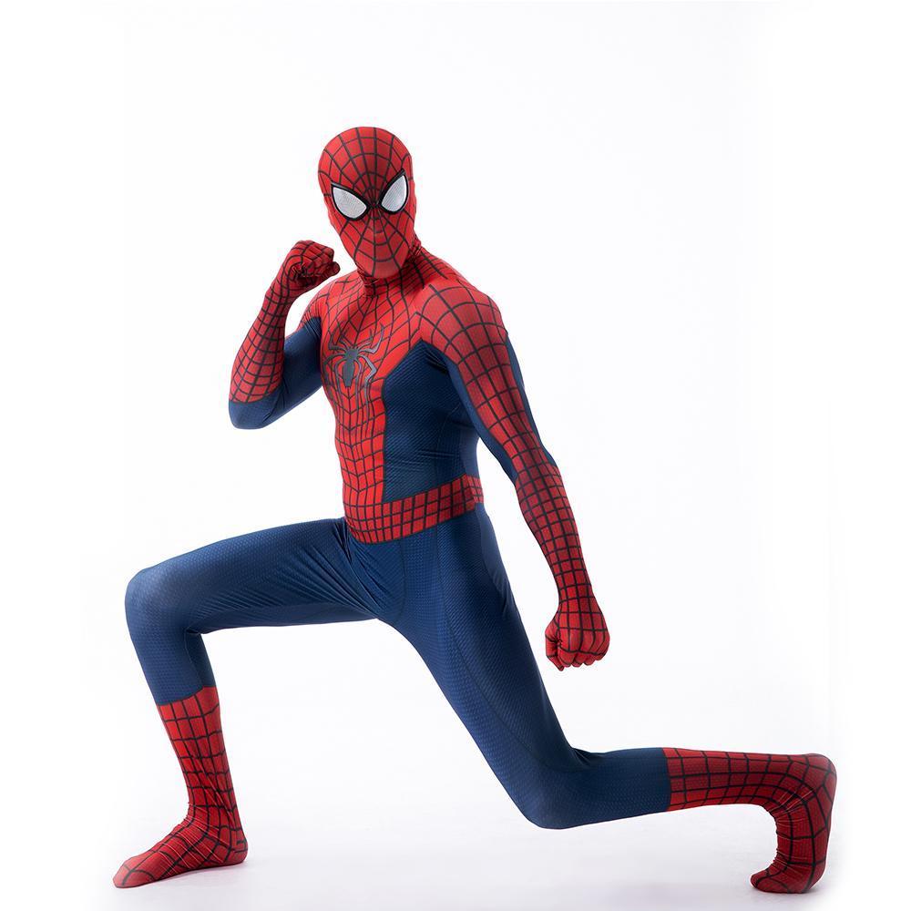 SpiderMan Costume Cosplay Jumpsuit Superhero Tights Halloween Suit Zentai For Adult Kids