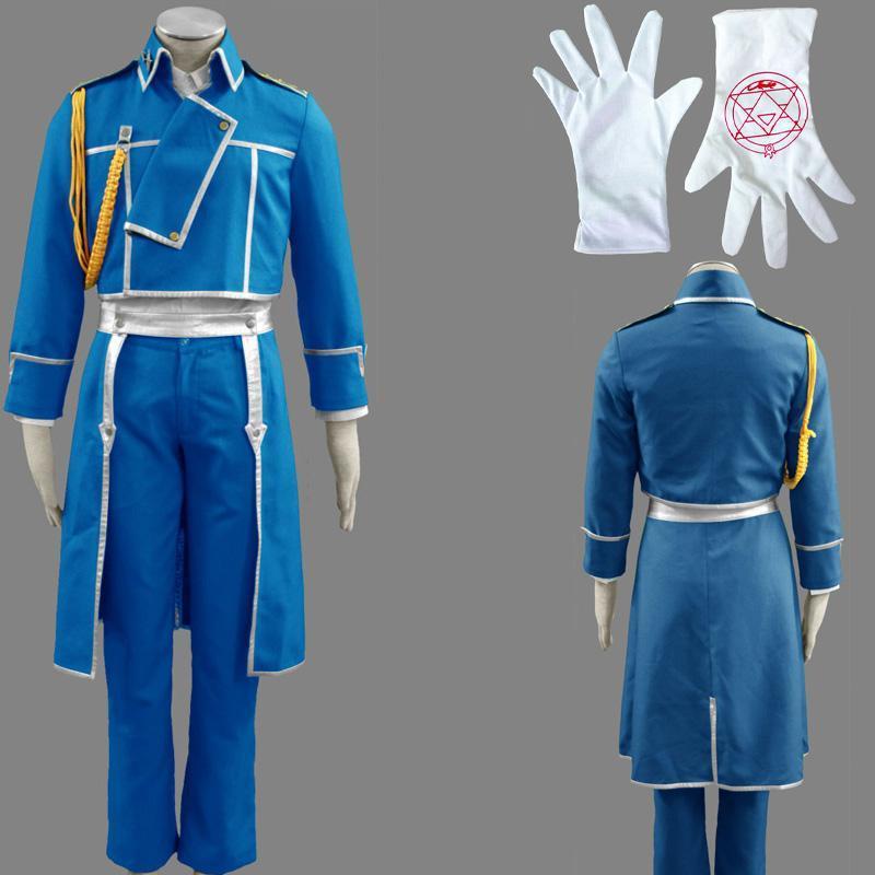 Fullmetal Alchemist anime cosplay costume Roy Mustang Halloween party