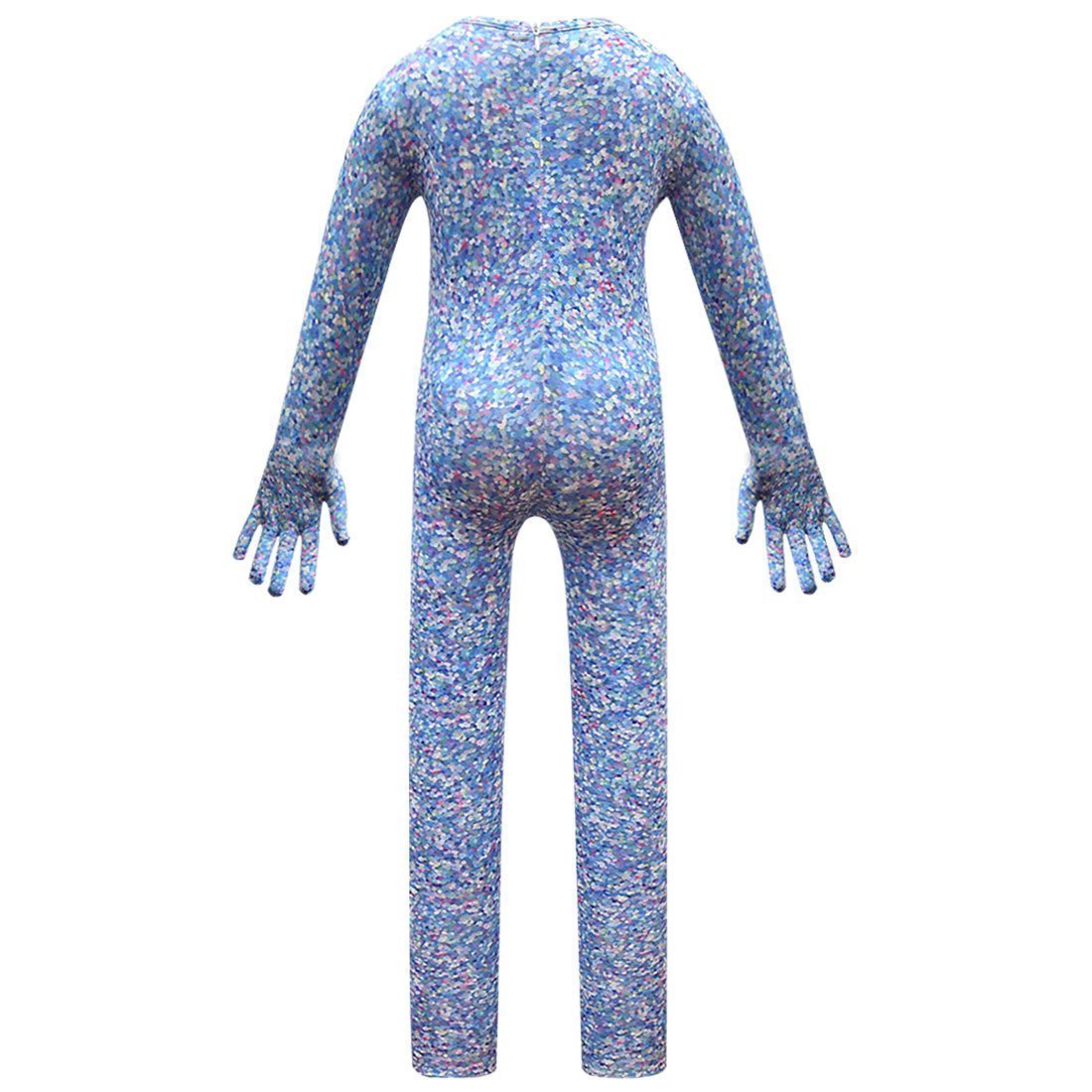 Kids Trolls World Tour Tiny Diamond Cosplay Zentai Suit Halloween Costume Children Jumpsuit Bodysuit Outfits