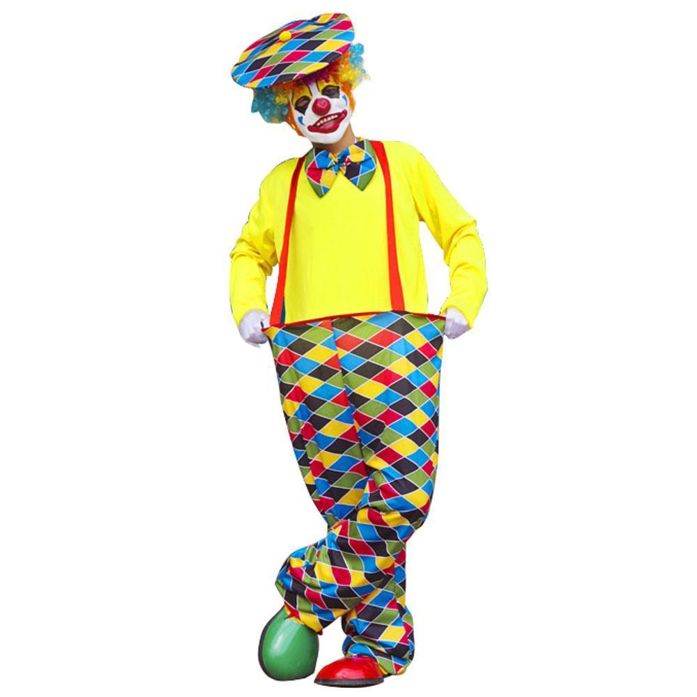 Circus Troup Clown Cosplay Costume Adult Halloween Party Wear