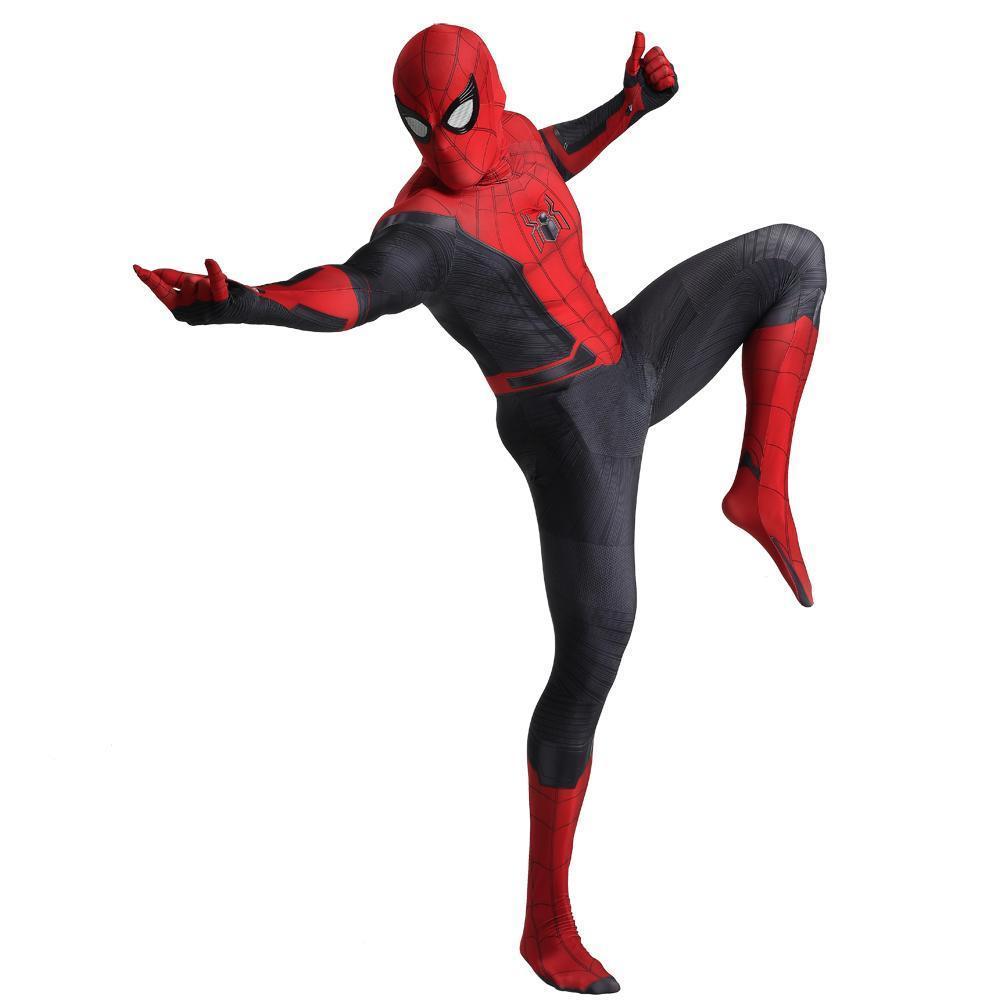 Spiderman Far From Home Cosplay Costume Halloween Outfits Bodysuit For Adult Kids