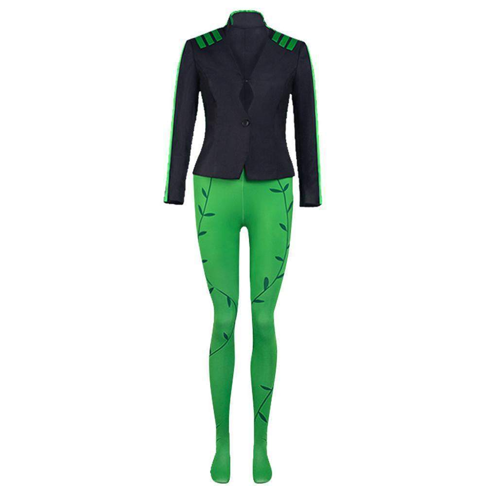 Poison Ivy Cosplay Costume Harley Quinn Outfits Halloween Carnival Dress Up Suit Outfit For Women-Pajamasbuy