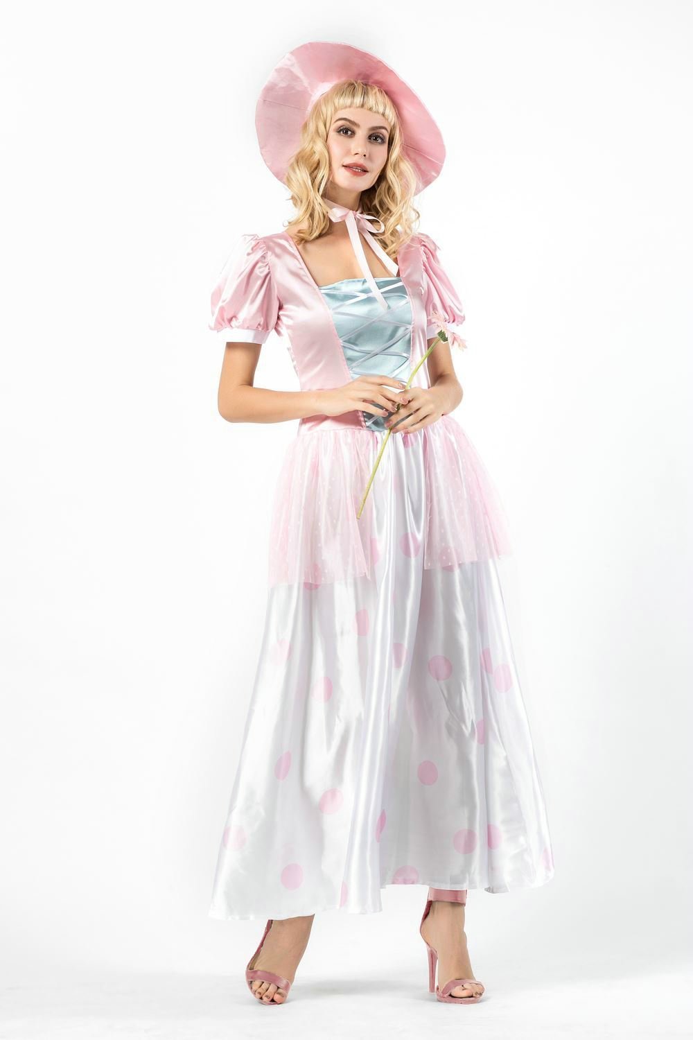 Toy Story 4 Adult Little Bo Peep Cosplay Dress Halloween Costume