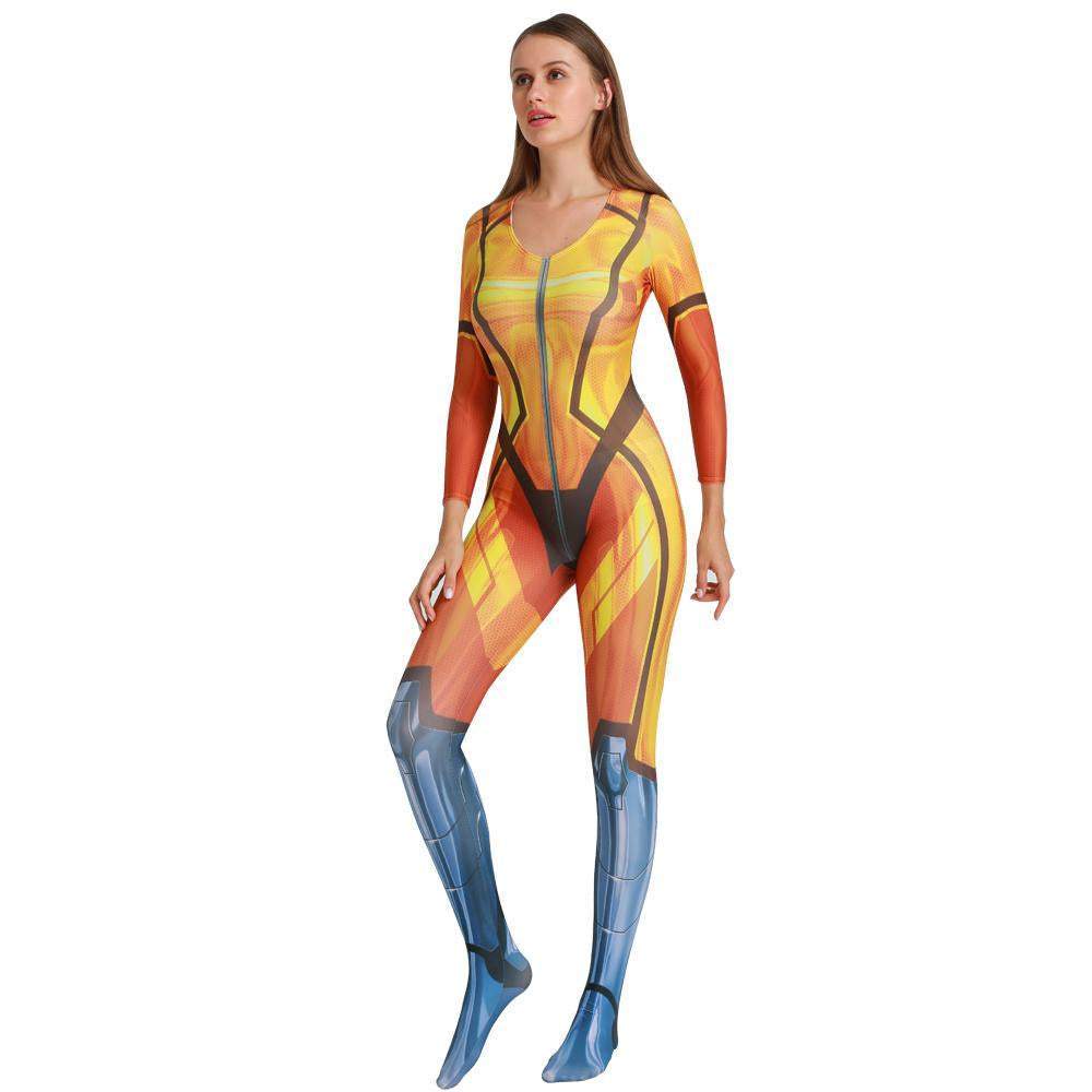 League of Legends Cosplay Costume Neon Strike Vi Halloween Tights Suit Zentai For Adult Kids