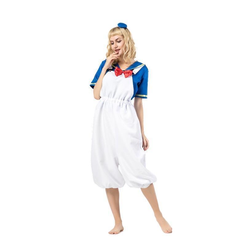 Sailor Suit Halloween Donald Duck Matching Family Cosplay Costume