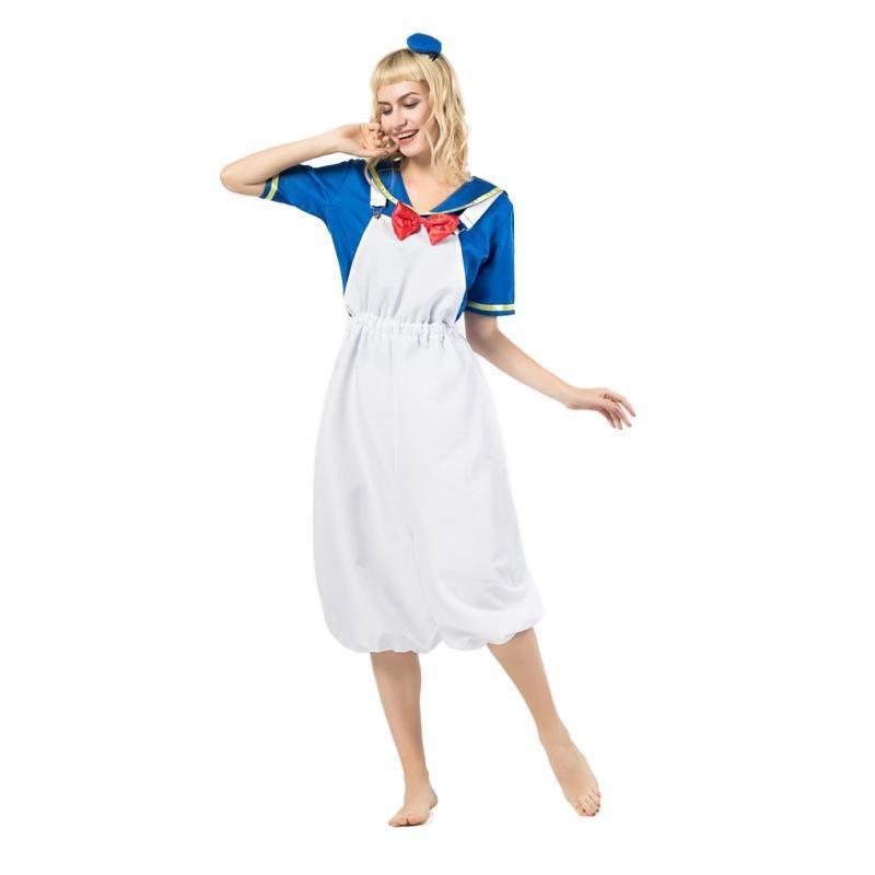 Sailor Suit Halloween Donald Duck Matching Family Cosplay Costume