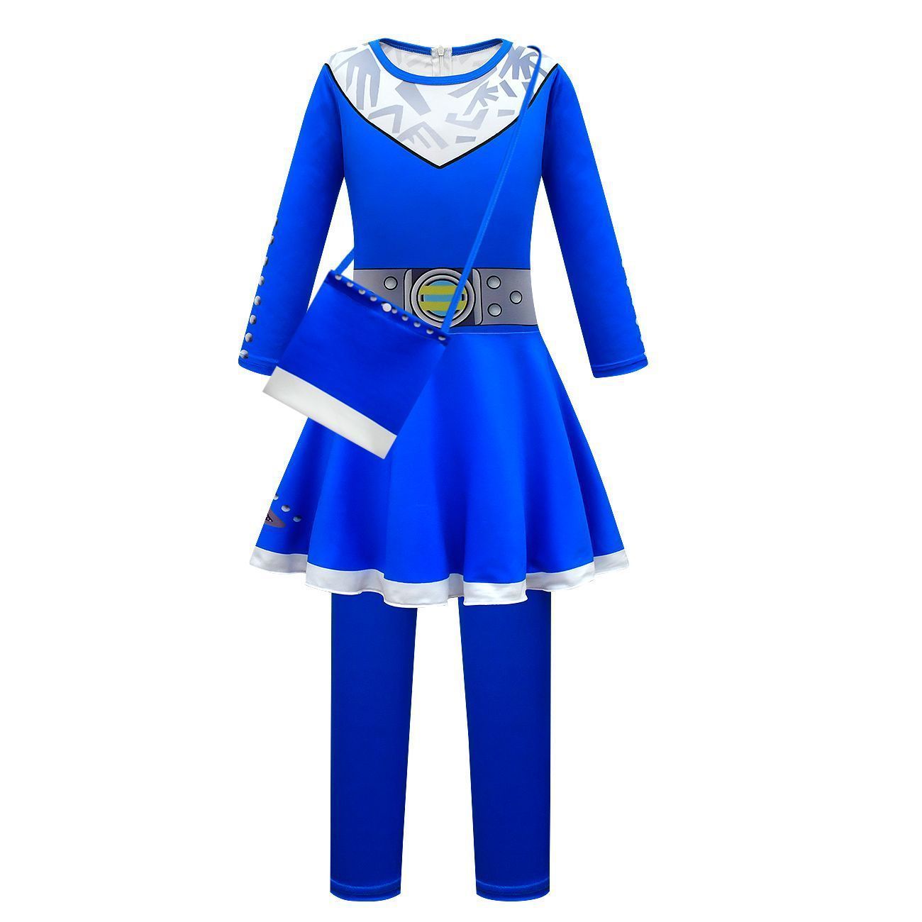 Girls' Zombie High School 3 Cosplay Costumes Dress Halloween Outfit jumpsuit For Kids