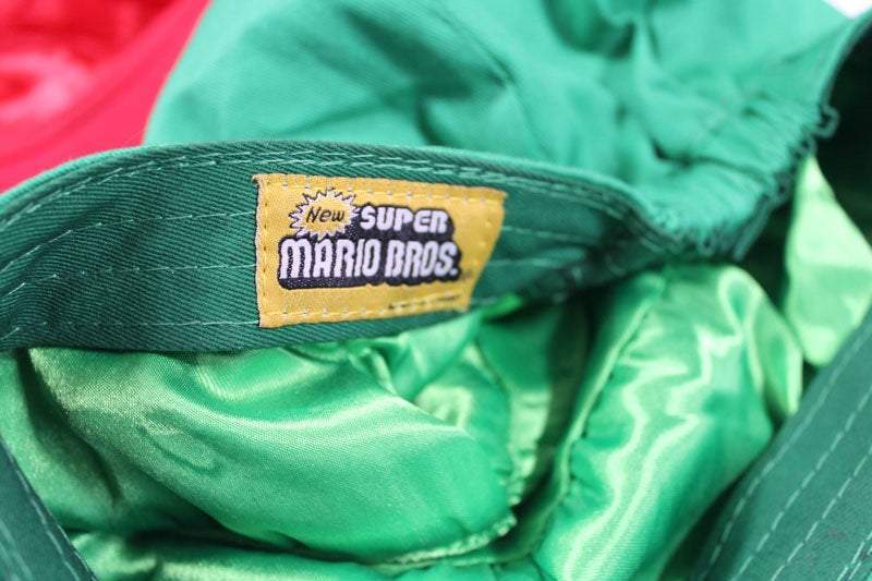 Super Mario Bros Anime Red Green Halloween Cosplay Cap