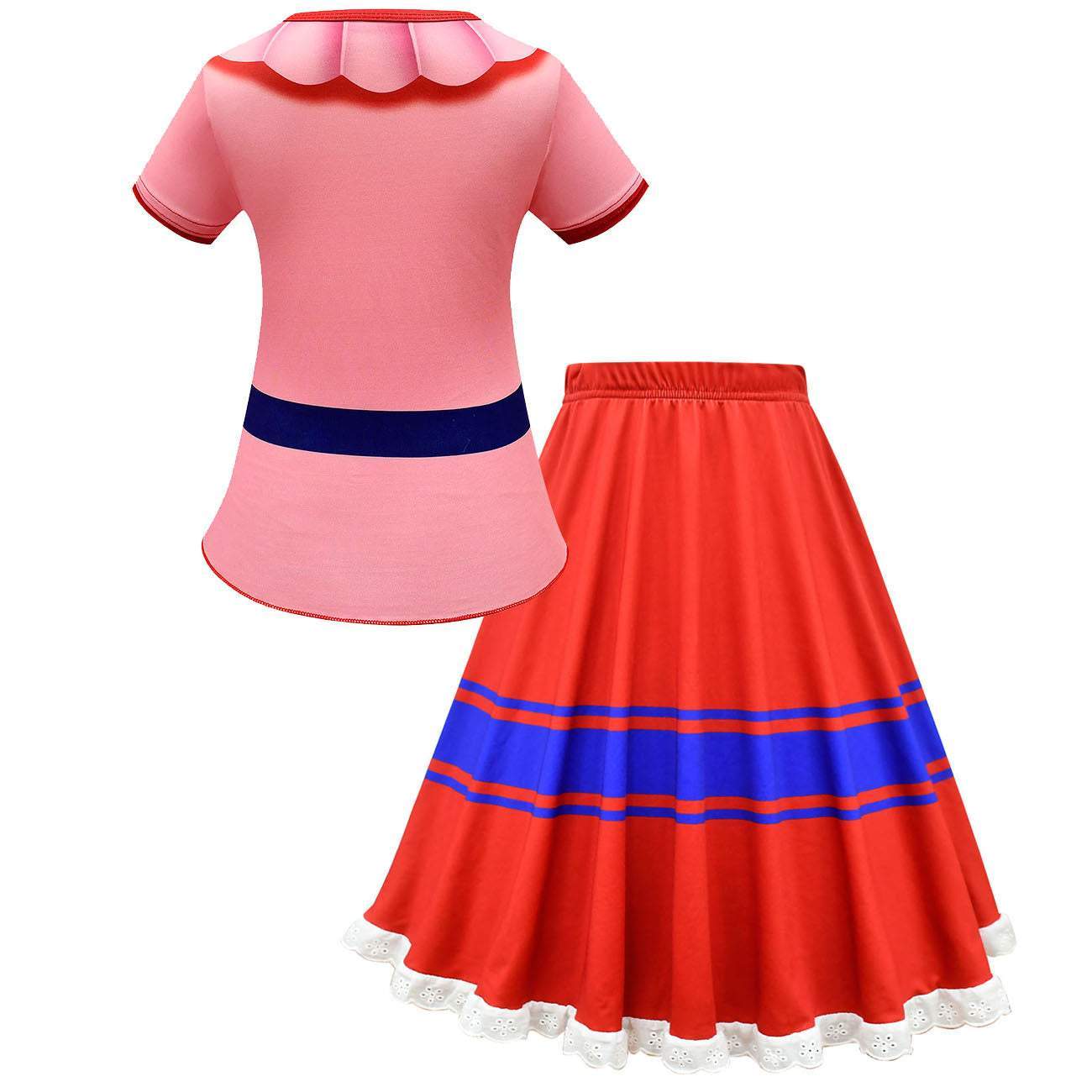 Encanto Mirabel Costume for Girls Princess Dress Children's Day Halloween Outfit