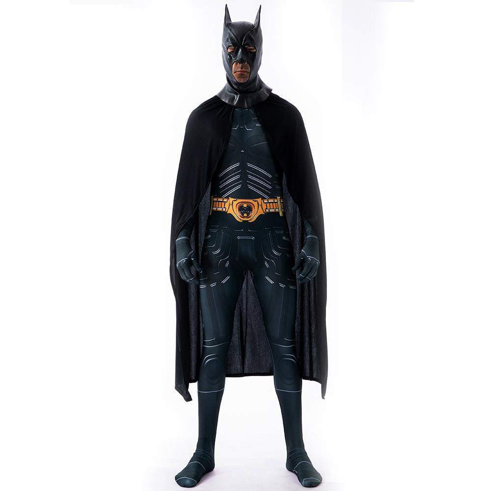 Batman Costume Cosplay Jumpsuit Superhero Bodysuit Tights Halloween Suit Zentai For Adult Kids