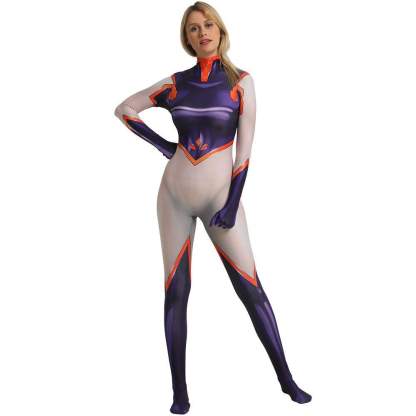 My Hero Academia Mount Lady Cosplay Costumes Jumpsuit Anime Tights Halloween Zentai For Adult Kids-Pajamasbuy