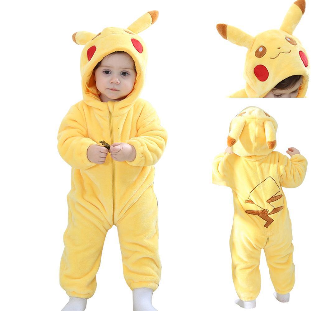 Pokémon Costumes Pikachu Baby Infant Toddler Animal onesies